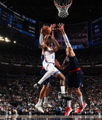 开云官网-锁定联盟第一！亚历山大20+11，雷霆客场128-110轻取快船