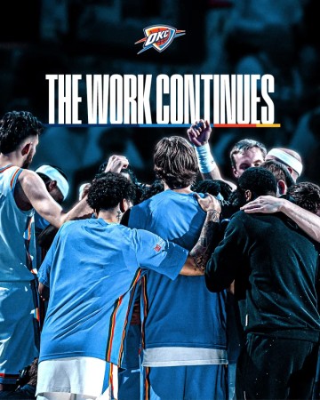 kaiyun-冲击卫冕！雷霆官方晒海报：我们连续三年斩获西部头号种子